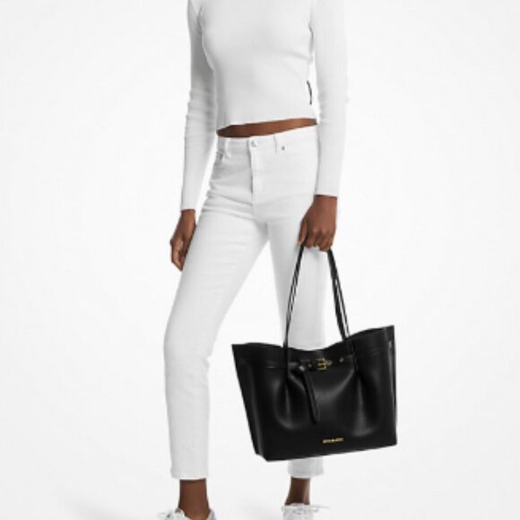 NEW！NWT！Michael Kors Large Pebbled Leather Tote Bag -Women - Picture 3 of 12